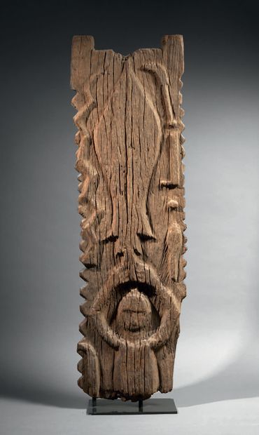 Two Ishan architectural elements
Nigeria
Wood
H....
