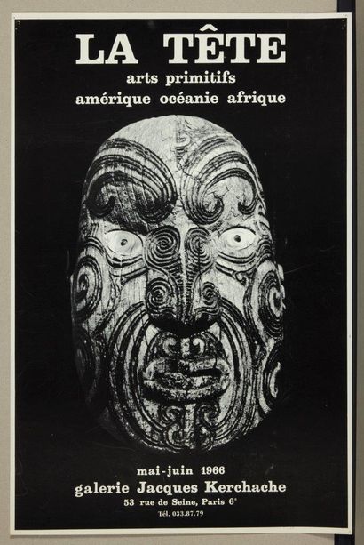 Five posters of exhibitions at the Jacques...