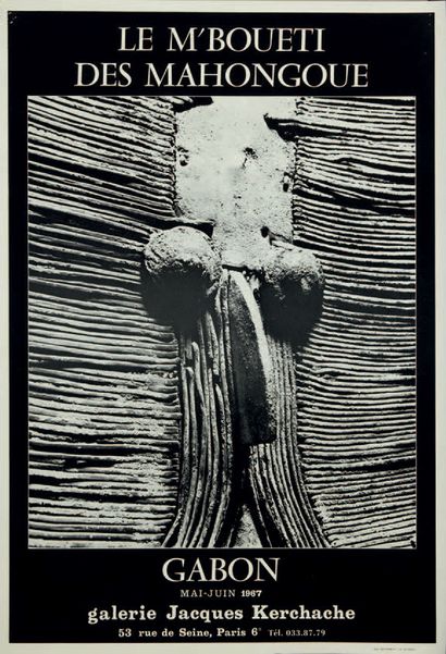 Five posters of exhibitions at the Jacques...