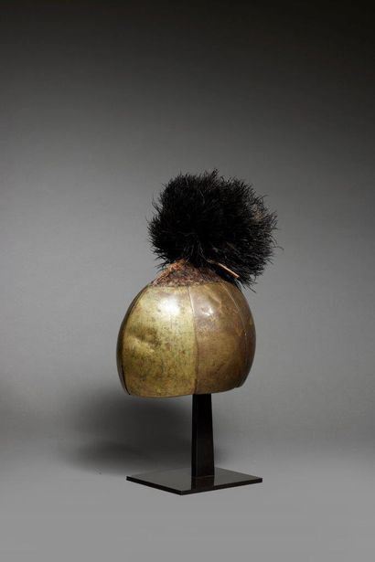 Lotuko/Luntu helmet
Sudan
Brass, feathers,...