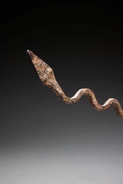 Serpent Lobi
Burkina Faso
Fer
L. 38 cm -...