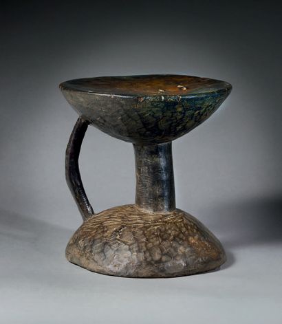 Tabouret Dan
Côte d'Ivoire
Bois, H. 27 cm...
