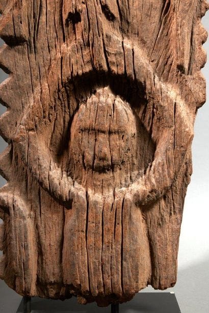 Two Ishan architectural elements
Nigeria
Wood
H....