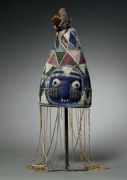Yoruba beaded headdress
Nigeria
Textile,...
