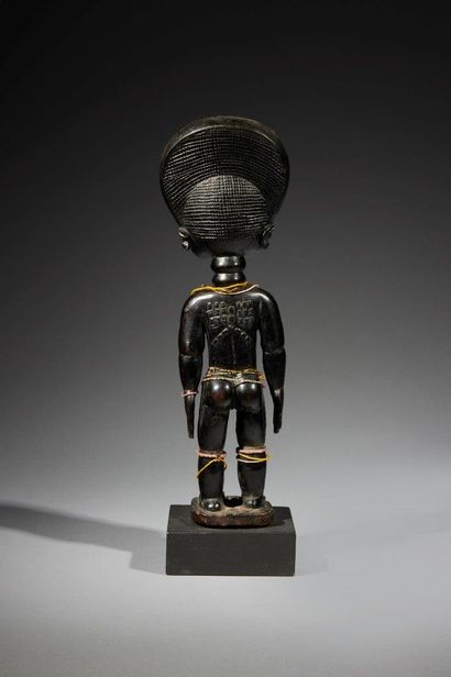 Figure debout Anyi, Ghana/Côte d'Ivoire
Bois...