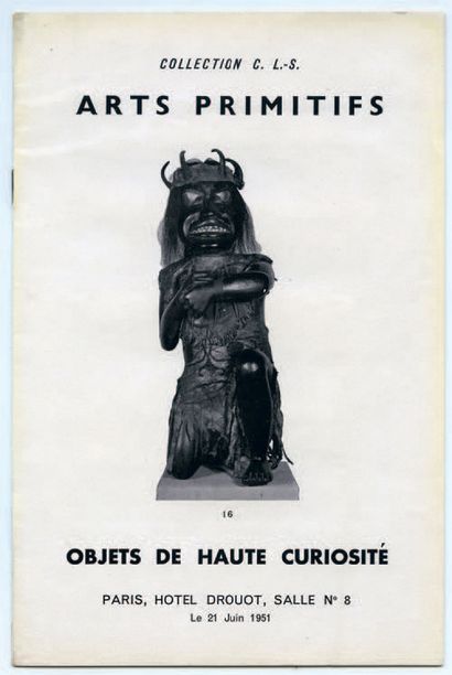 Sale catalog of the mythical Lévi-Strauss...