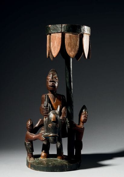 Yoruba statue Benin
Circa 1925
Wood and natural...