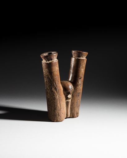 Soufflet de forgeron, Mali
Bois
H. 28,5 cm
Ce...