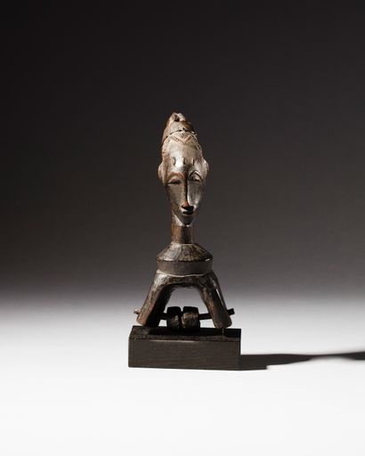 Étrier de poulie Gouro, Côte d'Ivoire
Bois...