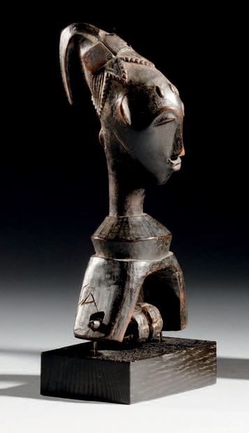 Étrier de poulie Gouro, Côte d'Ivoire
Bois...