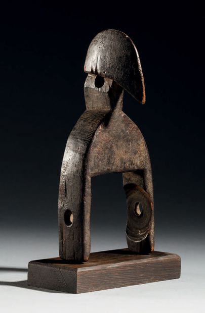 Senoufo loom pulley block, Ivory Coast
Wood
H....