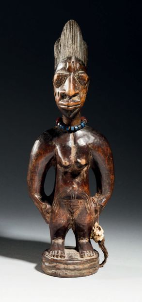 Statuette Ibeji Era, Yoruba, Nigeria
Wood...