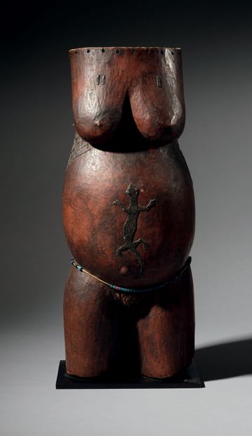 Masque de ventre Makondé, Mozambique
Bois,...