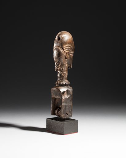 Étrier de poulie Baoulé, Côte d'Ivoire
Bois...