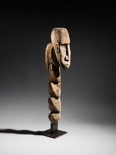 Sculpture archaïque Janus d'ancêtres tutélaire...