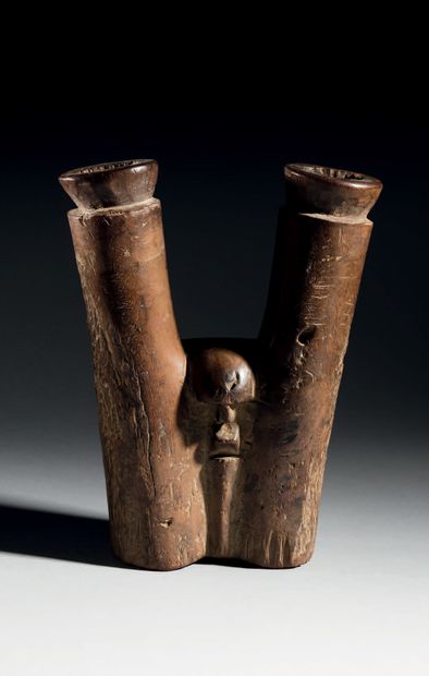 Soufflet de forgeron, Mali
Bois
H. 28,5 cm
Ce...