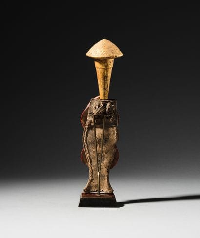 Ceremonial knife, Baule, Ivory Coast
Wood,...