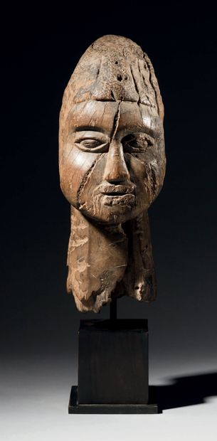 Tête Kongo,
République démocratique du Congo
Bois...