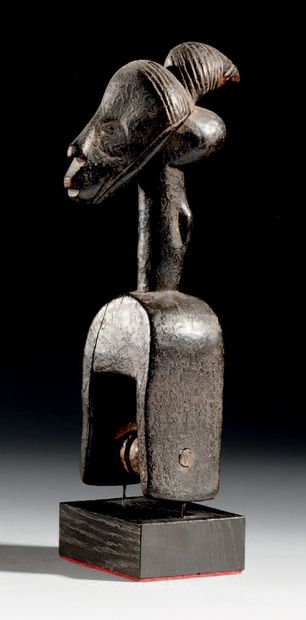Étrier de poulie Gouro, Côte d'Ivoire
Bois...