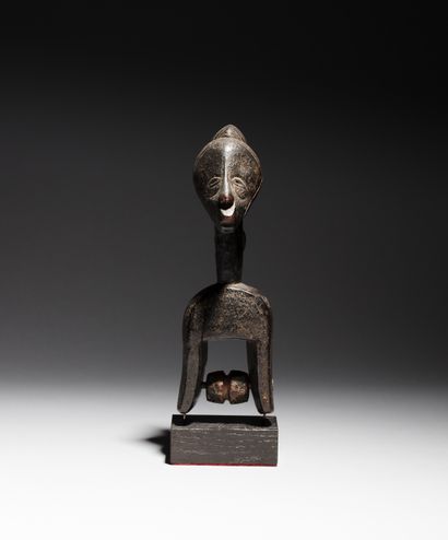 Étrier de poulie Gouro, Côte d'Ivoire
Bois...