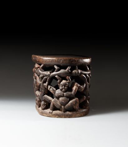 Tabouret / trône Bamiléké, Cameroun
Bois
H....
