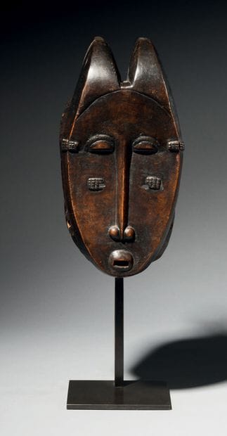 Baule mask, Ivory Coast
Wood
H. 26 cm
Baule...