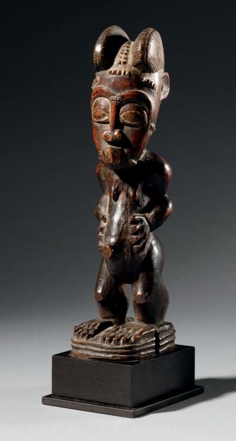Statuette Blolo-bla Baoulé, Côte d'Ivoire
Bois...