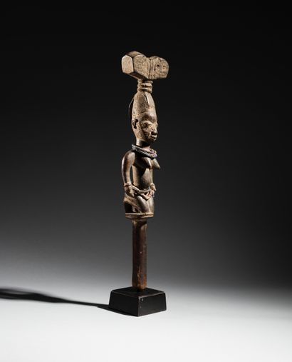 Ose Sango stick, Yoruba, Nigeria
Wood and...