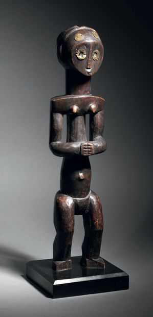 Statuette byéri, Fang-Ngumba, frontière Gabon-Cameroun
Bois...