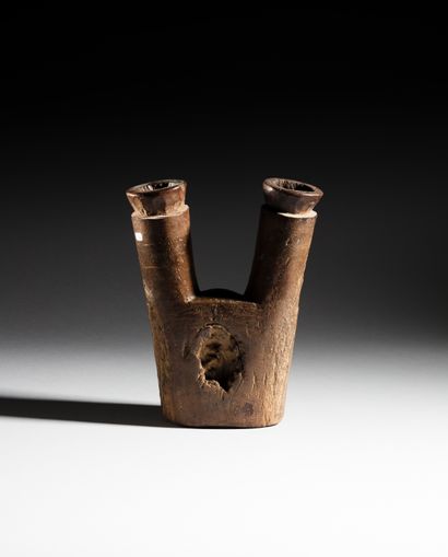 Soufflet de forgeron, Mali
Bois
H. 28,5 cm
Ce...