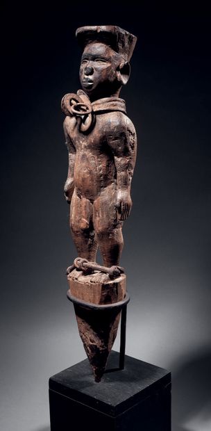 Personnage masculin Bakongo, Région Mayombe,...
