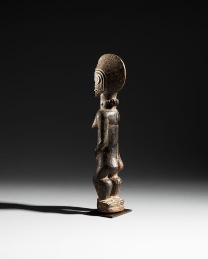 
Figure féminine Baoulé, Côte d'Ivoire



Bois



H....