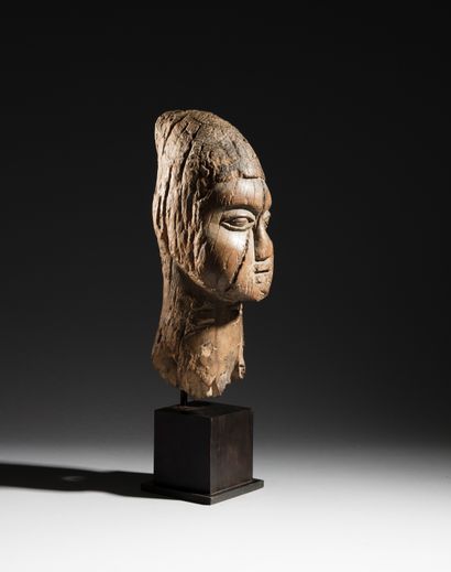 Tête Kongo,
République démocratique du Congo
Bois...