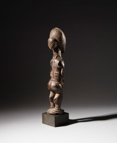 Statue féminine Baoulé, Côte d'Ivoire
Bois...