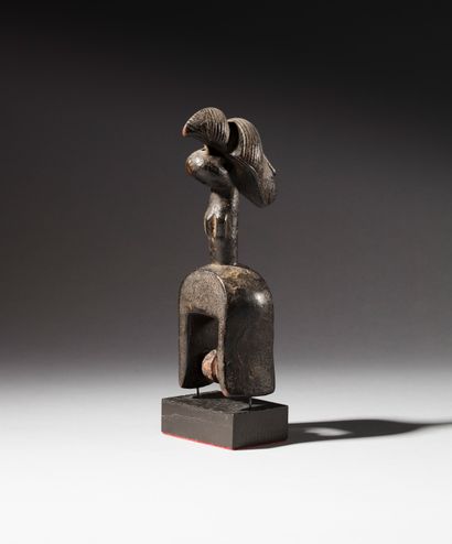 Étrier de poulie Gouro, Côte d'Ivoire
Bois...