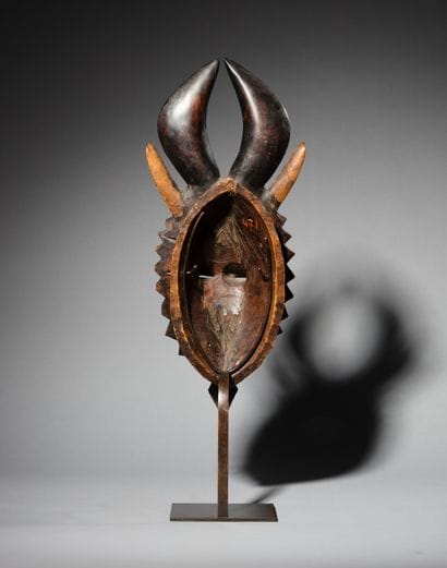 Gouro mask, Ivory Coast
Wood, natural pigments
H....