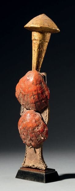 Ceremonial knife, Baule, Ivory Coast
Wood,...