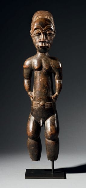 Blolo-bla statue, Baule,
Ivory Coast
Wood
H....