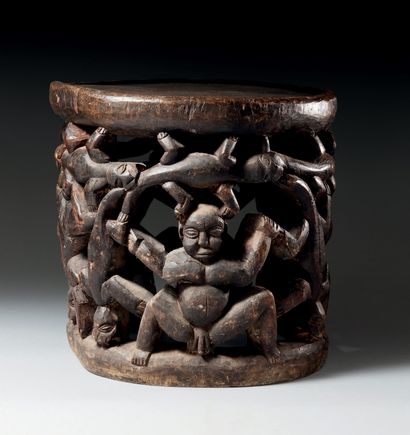 Tabouret / trône Bamiléké, Cameroun
Bois
H....