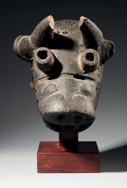 Guéré-Wobé mask, Ivory Coast
Wood, vegetable...