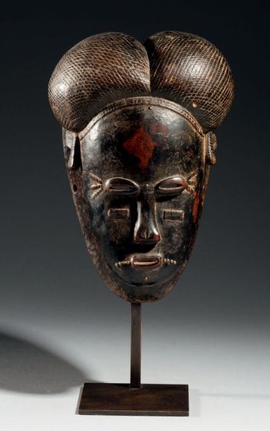 Ndoma Baoule mask, Ivory Coast
Wood
H. 26...