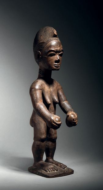 Statue Baoulé, Côte d'Ivoire
Bois à patine...