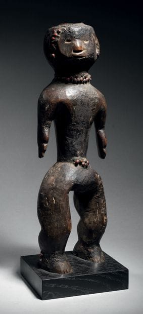 Vere statue, Nigeria
Wood, abrus seed
H....