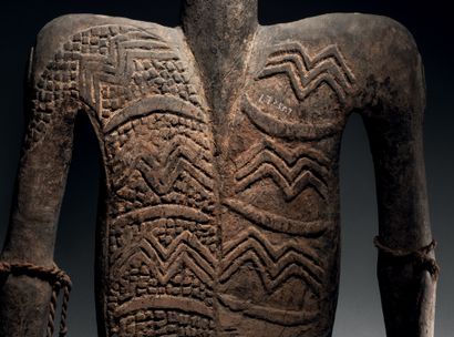 Ɵ Male anthropomorphic hook, Sepik, Papua...