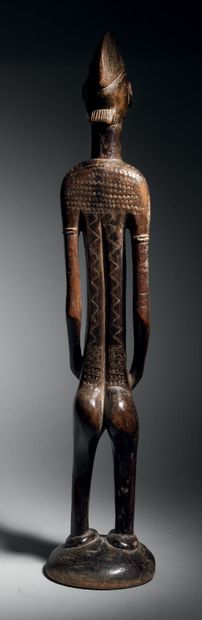 Bambara jonyeleni statue, Mali
Wood
H. 56...