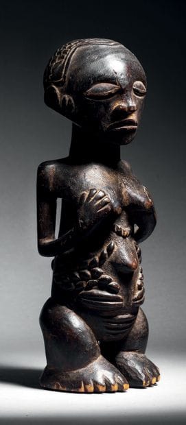 Luba female figure, Democratic Republic of...