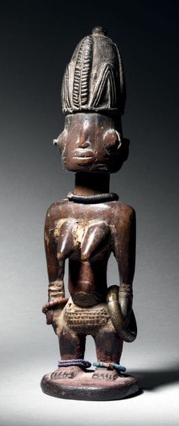 Ibeji statue, Yoruba, Igbomina region, Nigeria
Wood...