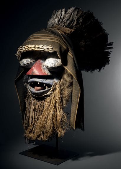 Wé mask, Ivory Coast
Wood, metal, fabrics,...