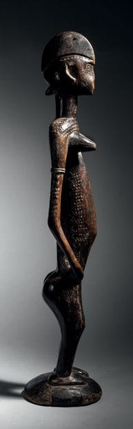 Bambara jonyeleni statue, Mali
Wood
H. 56...