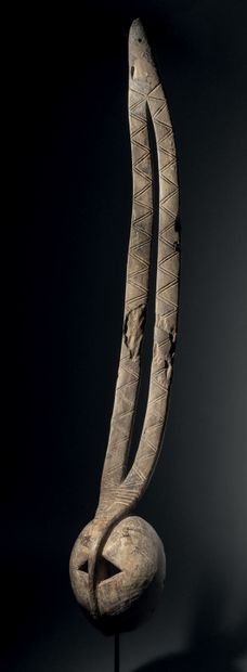 Mossi karanga mask, Burkina Faso
Polychrome...